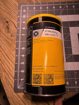 #ad Kluber STABURAGS NBU 8 EP 1kg High Pressure Rolling Bearing Grease Industrial NO $71.98