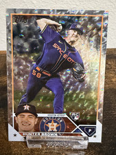 Topps 2023 Series 1 Hunter Brown Houston Astros Foilboard Rookie #111