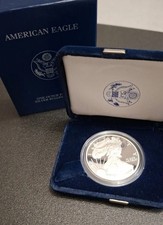 2003 1oz .999 Fine Silver American Eagle Proof With Original Box
