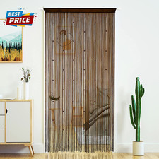 Beaded Curtain Door String Curtains for Doorway Tassels Beads Hanging Fringe Hip
