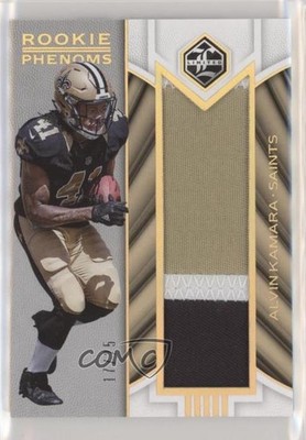 2017 Limited Rookie Phenoms Jerseys Spotlight Gold 17/25 Alvin Kamara RC 14t4