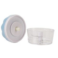 .Garlic Chopper Manual Mini Safe Multipurpose Transparent Garlic Mincer With