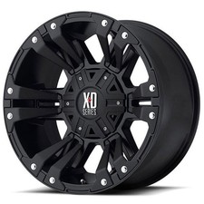 18x9 Xd Wheels Xd822 Monster Ii Matte Black Rims 5x127 Et18 1pc