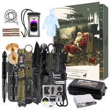 Survival Advent Calendar 2026 Men - 24 Days Xmas Countdown GIF for Teen Boy