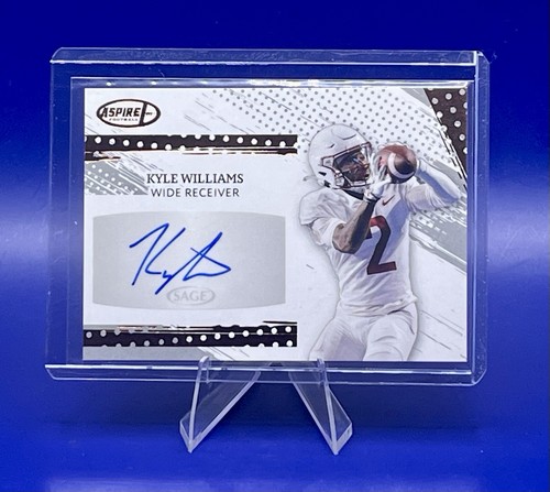 2025 Sage Aspire Bronze Kyle Williams novato automático #ASP-RS New England Patriots - Imagen 3 de 5