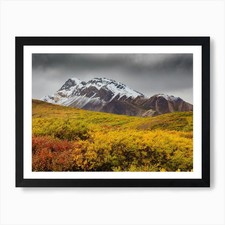 Autumn In Alaska Art Print Framed Wall Art Poster Canvas Print Picture