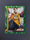 2025 Topps Chrome F1 Oscar Piastri Portrait Forest Green RayWave 107/140 #6 DLA