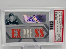 💥 Nolan Ryan 2008 Topps Triple Threads White Wale PPlate 1/1 Auto PSA 8 💥