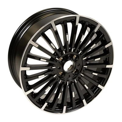 Original Fiat Alufelge 6,5J 17 Zoll ET 41 4x98 schwarz für Fiat 500e 52140534 - Bild 1 von 4