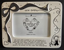 Children of the Inner Light NEW BABY Picture Frame Holds 4 X 6 Photo Ribbon