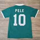 Pele Signed Cosmos Soccer Jersey Auto by Legendary Footballer Beckett Hologram