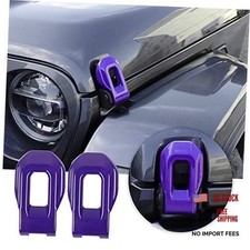for Jeep JL ABS Hood Latches Engine Buckle Bonnet Fastener Engine Cover Purple