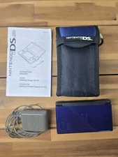 Blue Nintendo DS Lite w/Case Charger Manual *READ*