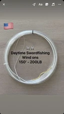 Daytime Swordfishing Wind-On Leader Fishing Line 150'-200lb