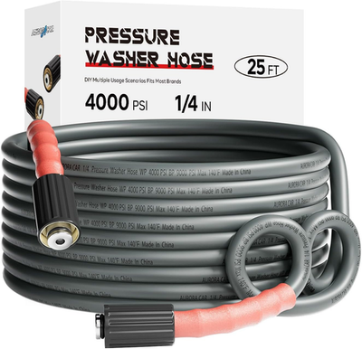 #ad Pressure Washer Hose 25FT 1 4quot; Kink Resistant Power Washer Hose Compatible w... $31.81