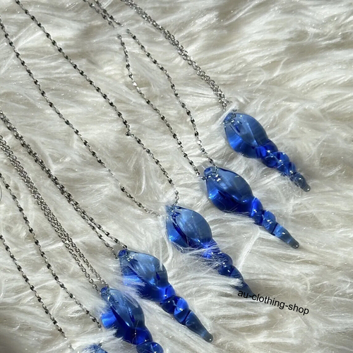 Customized Cosplay Stardew Valley Mermaid Conch Glass Necklace Pendant - Picture 3 of 7