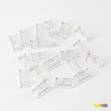 Lot of 20 Genuine LEGO Trans Clear Plate 1x2 3023 6225 Transparent Bricks Parts