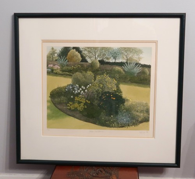 #ad #ad Vtg Art David Suff Cambridge Cottage Garden Kew 69 200 1988 Signed Framed Matted $799.99