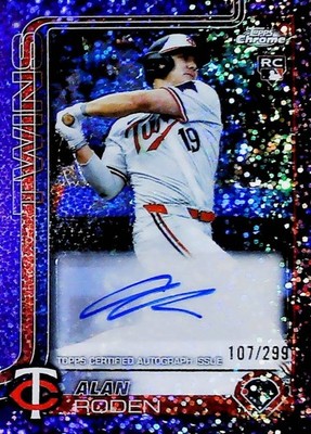 【激レア】Old Legend Jersey ユベントス ピンク 証明書有 2025 TOPPS CHROME PURPLE SPECKLE REFRACTOR AUTO /299 AC-AR ALAN