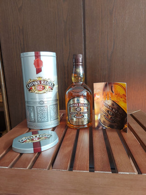 Chivas Regal 12 Premium Whisky in Metalldose ALT, OVP