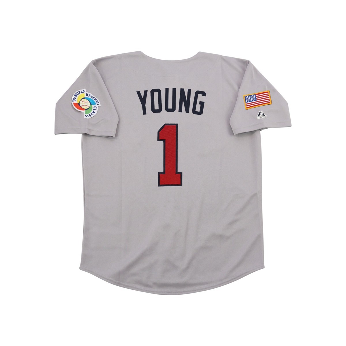Michael Young 2006 Team USA World Baseball Classic WBC Home/Road