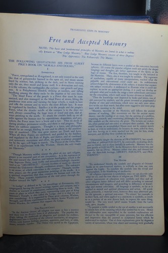 Holy Bible Masonic Edition Cyclopedic Indexed Red Letter Pub John Hertel 1949 - Picture 17 of 24