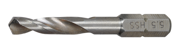 SW- Stahl Bohrer Spiralbohrer Bit Hss -G 5,5Mm Metallbohrer Bitbohrer 1/4 Zoll-image