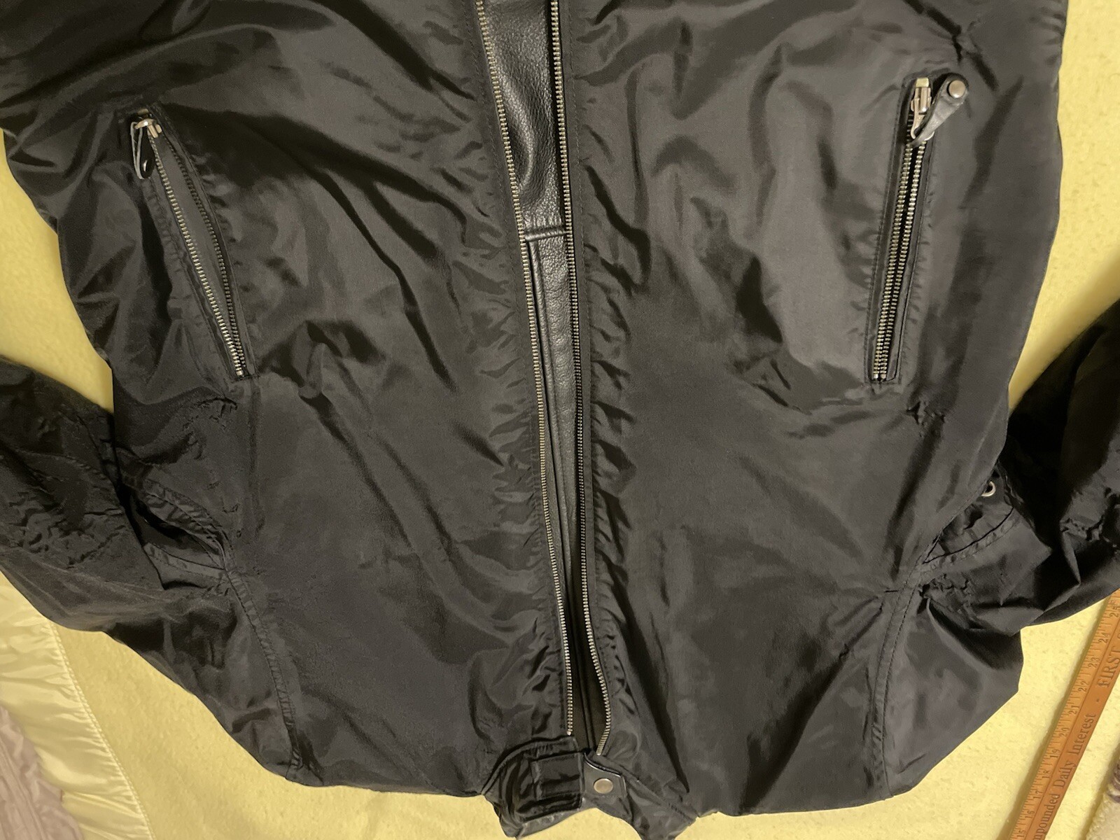 First Classic Leather Jacket-reversible NWOT - image 10