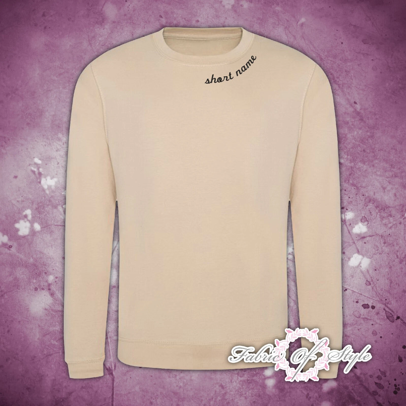 Custom Embroidered Mama Grandma Sweatshirt with Kids Name on Sleeve Gift for Her