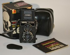 NEAR EXC EXPORT USSR LOMO Lubitel 166B LUBITEL 166V TLR Camera, FULL SET 2 