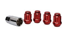 Cerradura de rueda roja 1/2"-20 White Knight 40400SRDT, paquete de 4
