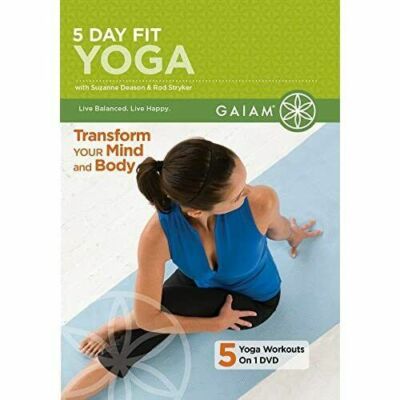 DAY FIT YOGA yoga WORKOUTS ON dvd TRANSFORM YOUR MIND AND BODY (dvd)  UK