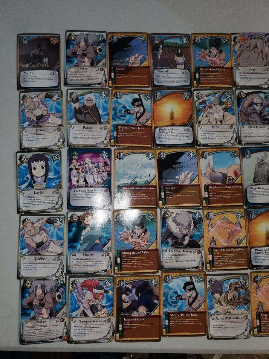 2002 Naruto Collectible Card Game (CCG) Shonen Jump Lot of 42 | eBay