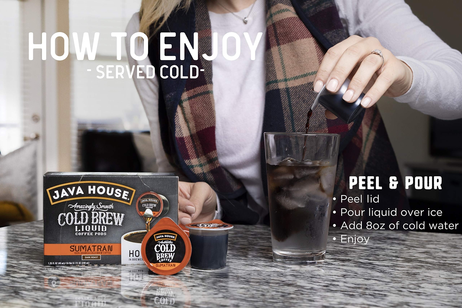 Java House Cold Brew Coffee Concentrate Single Serve Liquid Pods ...