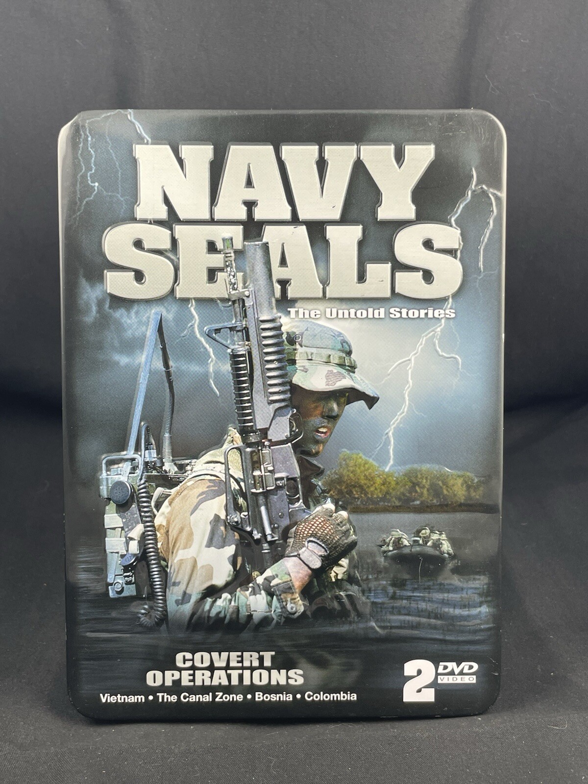 Navy Seals Untold Stories 2-Pack DVD Tin Unsealed But DVDs Sealed  