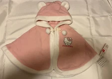 Hello Kitty Sanrio Baby Poncho 50-70 Approx. 12M Character Pink Polyester