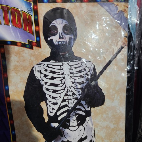 Skeleton Childs Costume Size Small Halloween Dress-up NEW - Picture 2 of 6