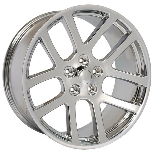 Set 4 22" OE Wheels DG51 Chrome 22x10 Wheels 5x5.5 Rims - Picture 2 of 9