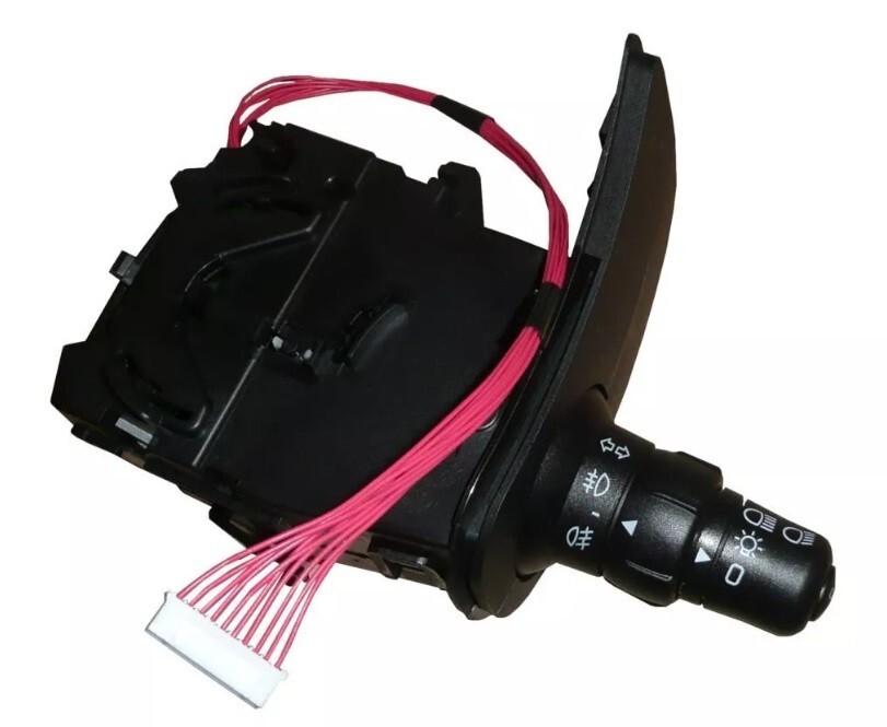Commodo Renault Clio III GM-020 commande phare clignotant noir