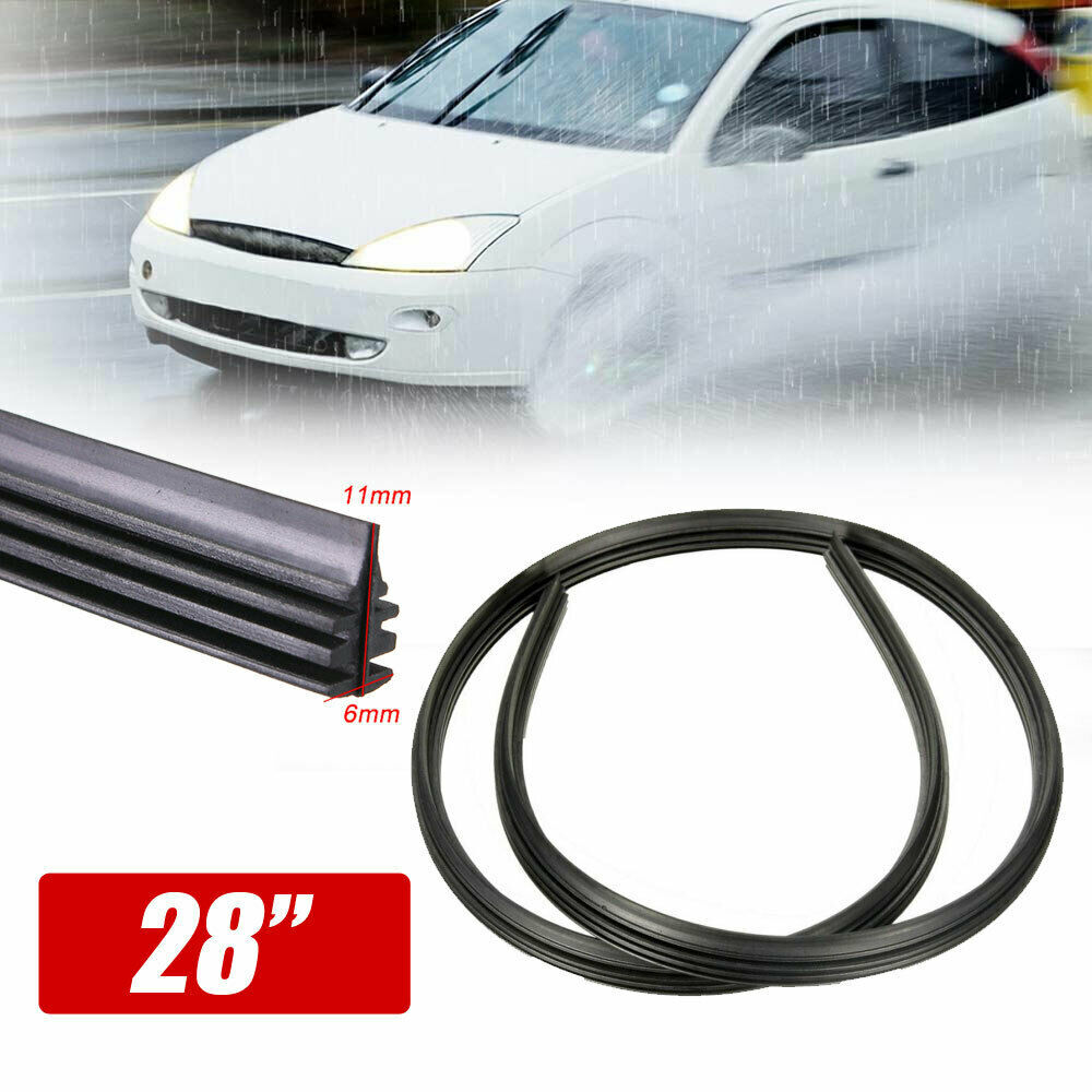 Universal 28-Inch Natural Rubber Wiper Blade Refill 2-Pack