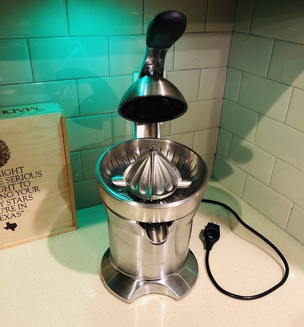 Breville 800CPXL 110W Citrus Press Pro Brushes Stainless Steel Juicer