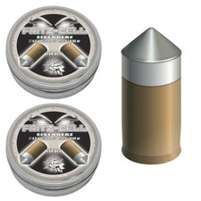 2 x 150 Fritz Cell Eisenherz 4,5 mm Diabolos Spitzkopf Luftgewehr, Luftpistole