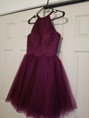 Juniors Formal/Prom Dress Burgundy in Color | eBay