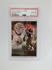 2020 Joe Burrow RC Rookie Card PSA 10 GEM MINT Panini Illusions Retail #5