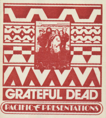 Grateful Dead - Red - 1970s [USA] - Backstage Pass