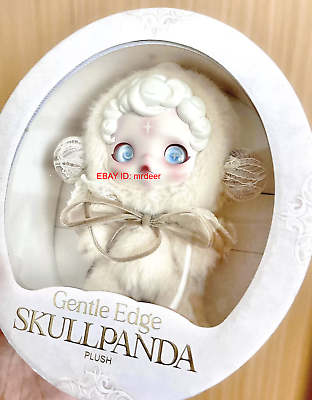 Pop Mart gentle edge Skullpanda plush Figures Model Collect Pop Mart gentle edge Skullpanda plush Figures Model Collect