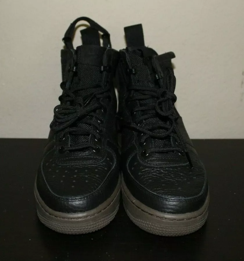 Sf air force 1 hotsell mid black dark hazel