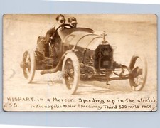 K16/ Indianapolis 500 Indiana RPPC Postcard c13 Wishart Mercer Auto Race381