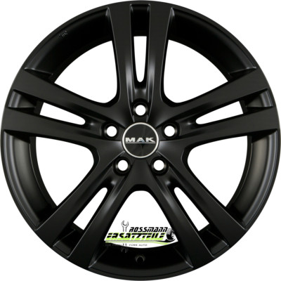 Mak Zenith matt black 7x17 ET31 - LK4/98 ML58.1 Felge Alu