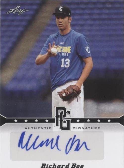 2013 Leaf Perfect Game Showcase - Richard Boe #A-RB1 - 1 of 1